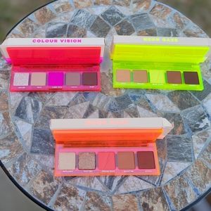 ColourPop Neon Collection Colour Vision Moon Haze Neon Gaze Yellow Pink Orange